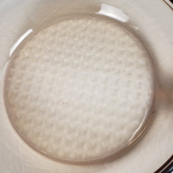 Visions Corning 7" Amber Glass Frying Pan Oven Stove Pyrex Vintage Cook Bake - Picture 9 of 13